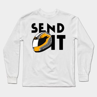 Send It Helmet Light Long Sleeve T-Shirt